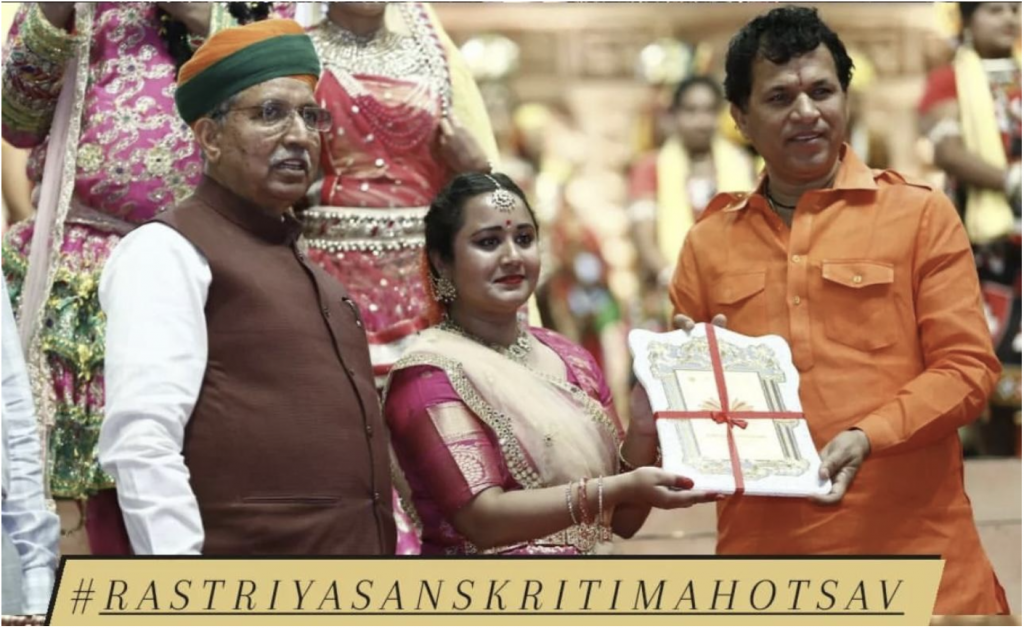 Felicitated by Union Ministers Sh. Arjun Ram Meghwal Ji & Sh. Kailash Choudhary Ji